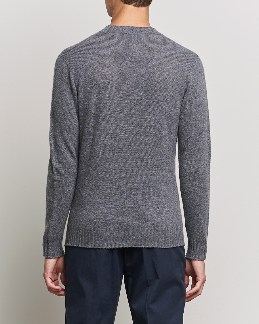 Herren | Pullover | Altea | Wool/Cashmere Crew Neck Sweater Heather Grey