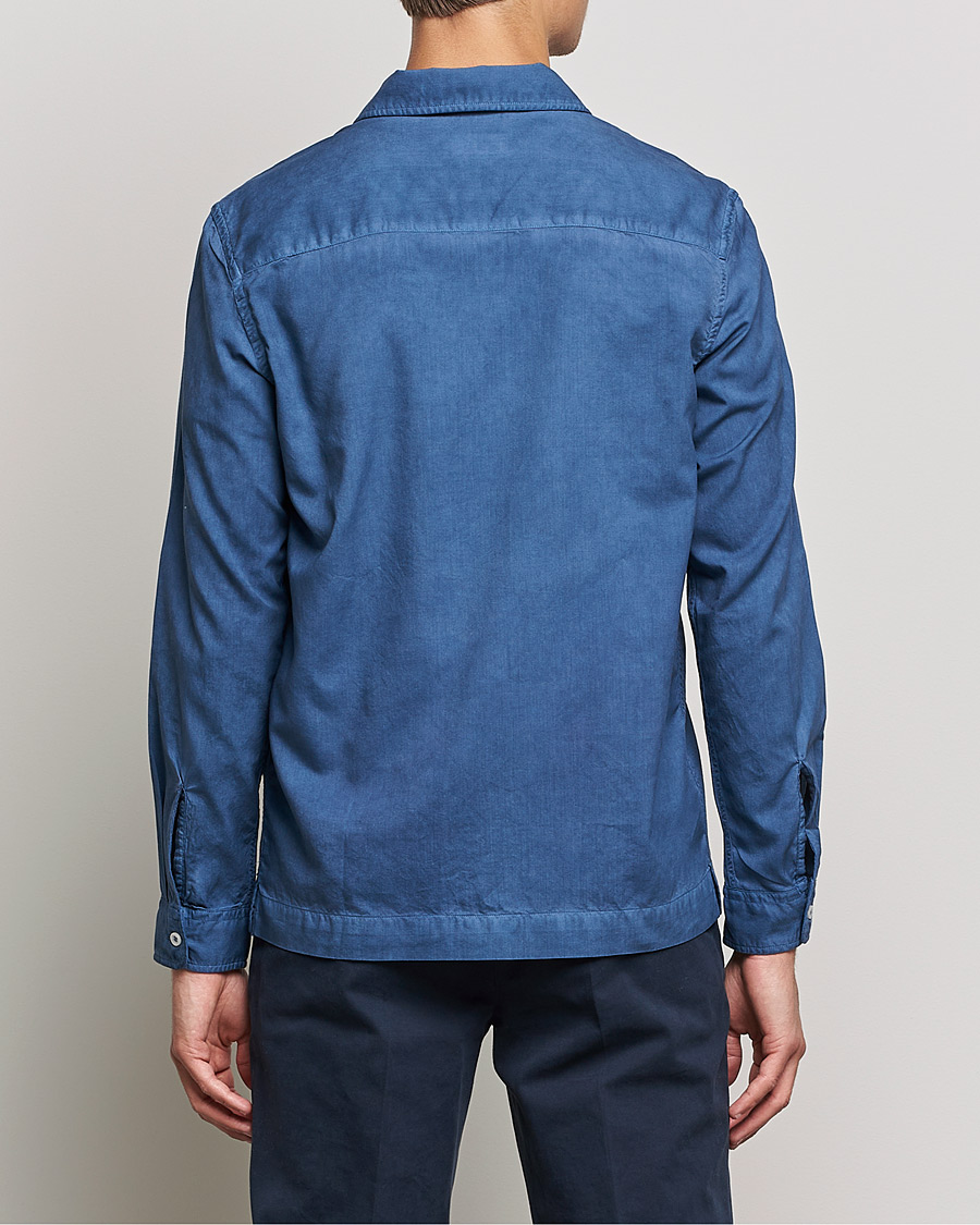 Herren | Hemden | Altea | Garment Dyed Shirt Washed Navy