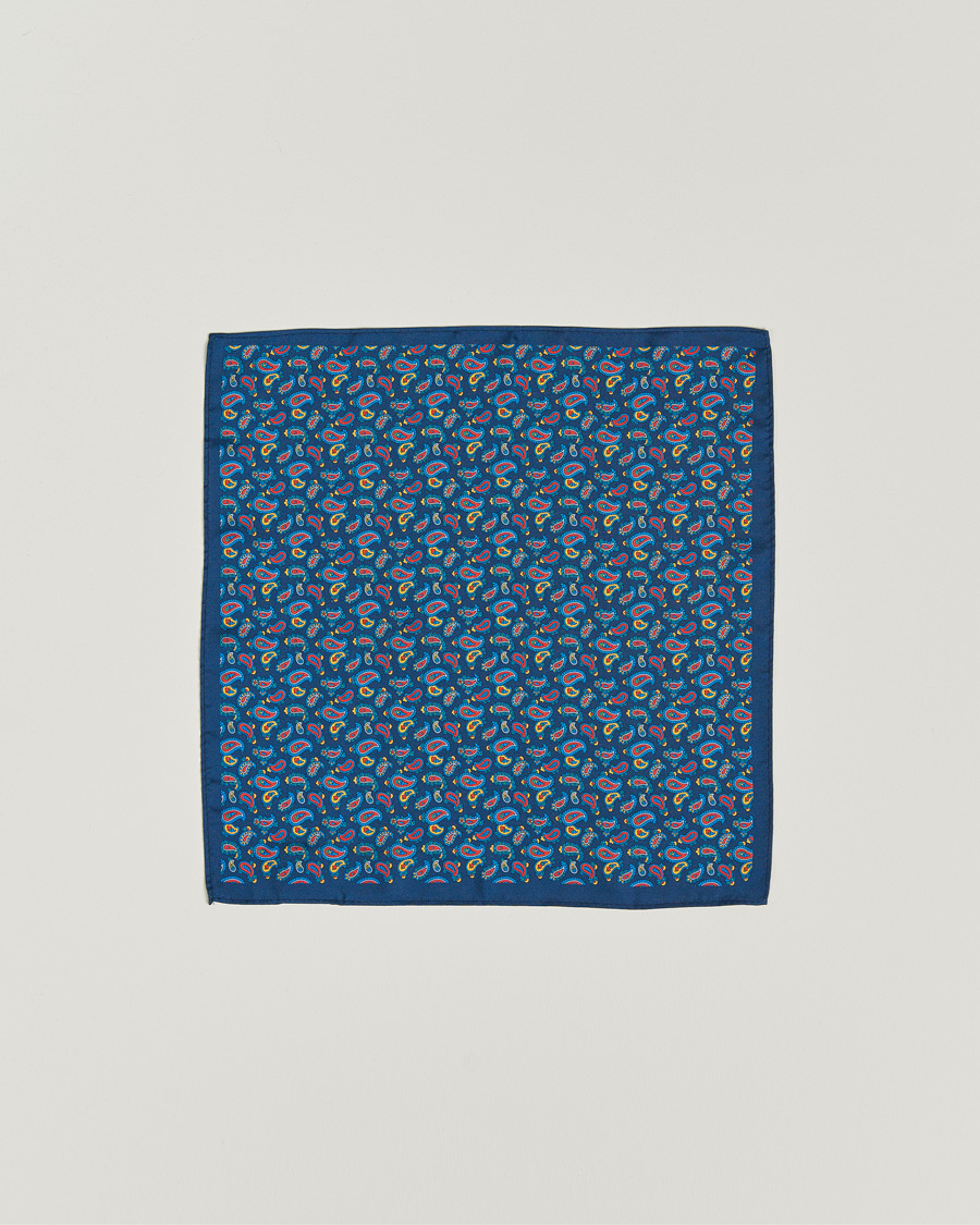 Herren | Amanda Christensen Box Set Silk 8cm Tie and Twill Pocket Square Navy | Amanda Christensen | Box Set Silk 8cm Tie and Twill Pocket Square Navy