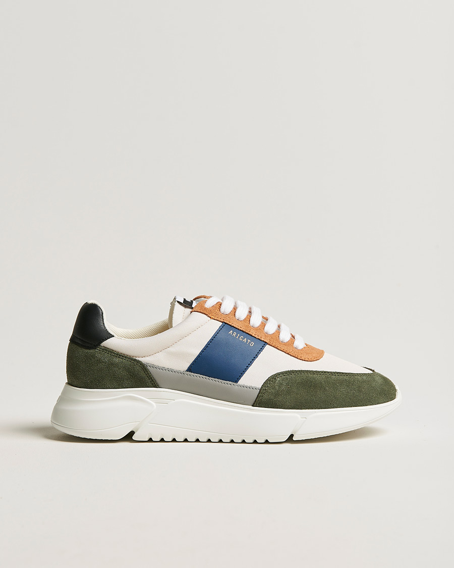 Herren | Axel Arigato Genesis Vintage Runner Sneaker Cermino/Blue/Green | Axel Arigato | Genesis Vintage Runner Sneaker Cermino/Blue/Green