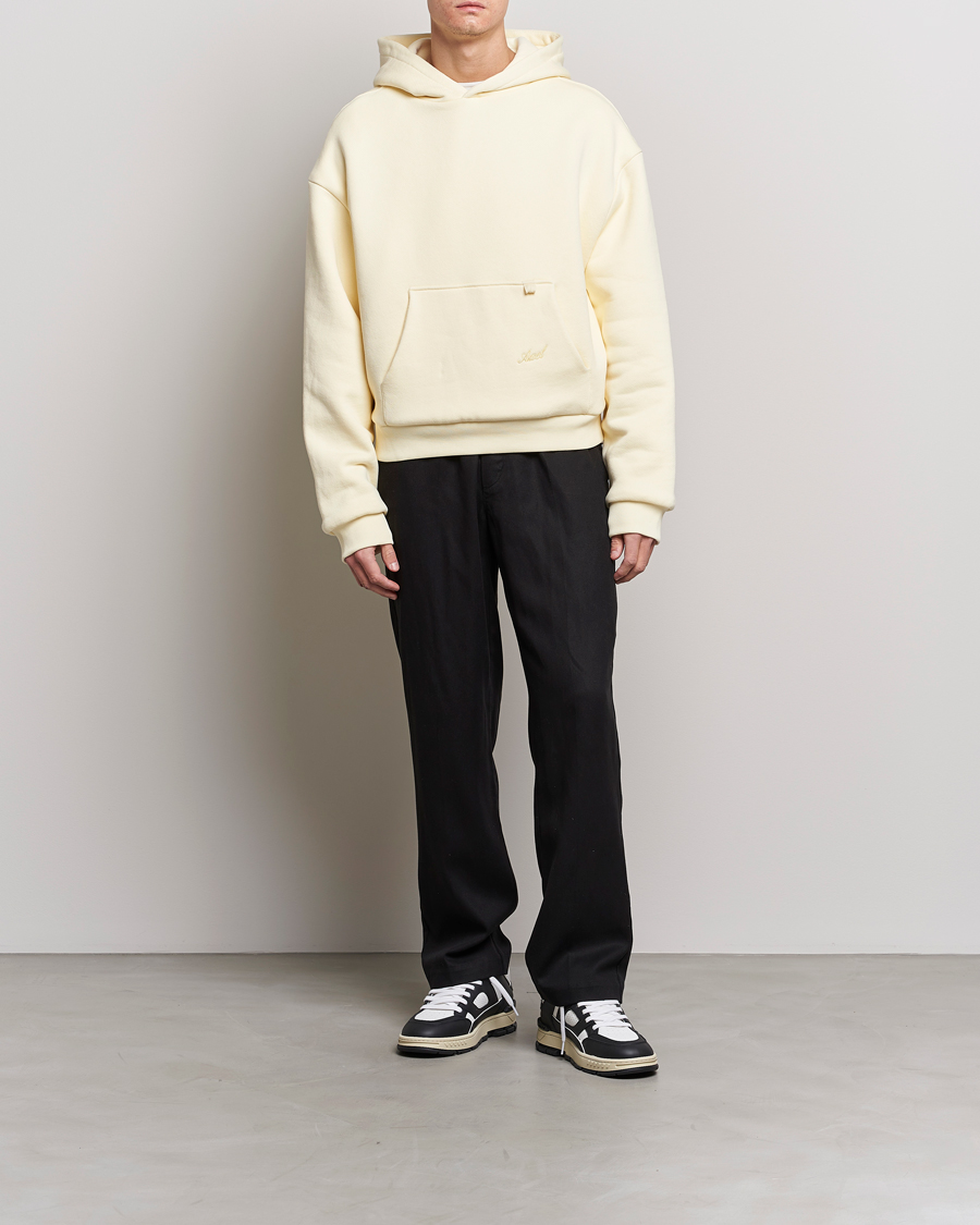 Herren | Pullover | Axel Arigato | Title Hoodie Pale Yellow