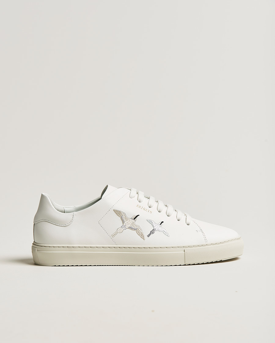 Herren | Axel Arigato Clean 90 Bird Sneaker White Leather | Axel Arigato | Clean 90 Bird Sneaker White Leather