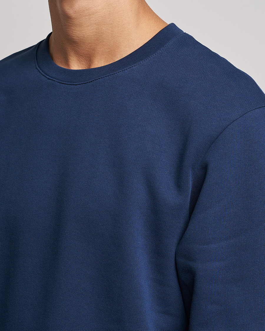 Herren | Pullover | Bread & Boxers | Loungewear Sweatshirt Navy Blue
