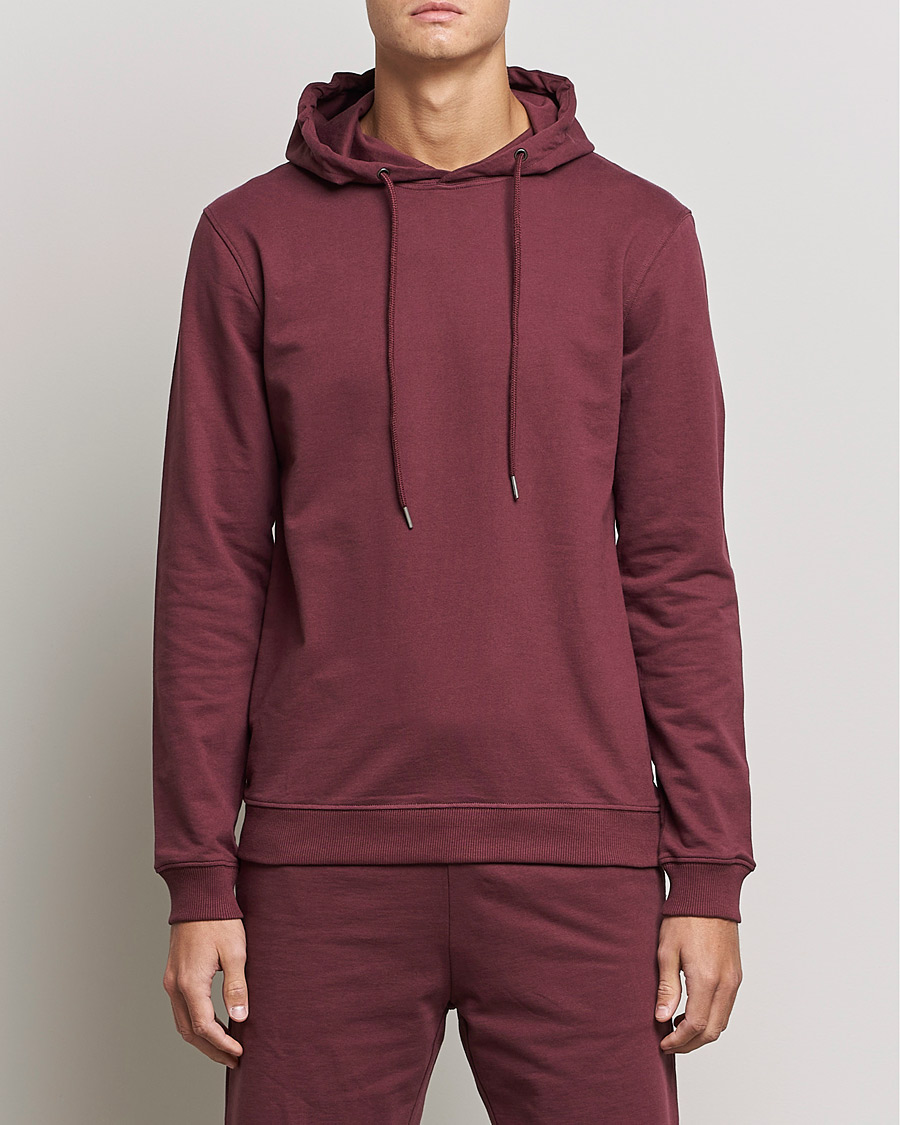 Herren | Pullover | Bread & Boxers | Loungewear Hoodie Burgundy