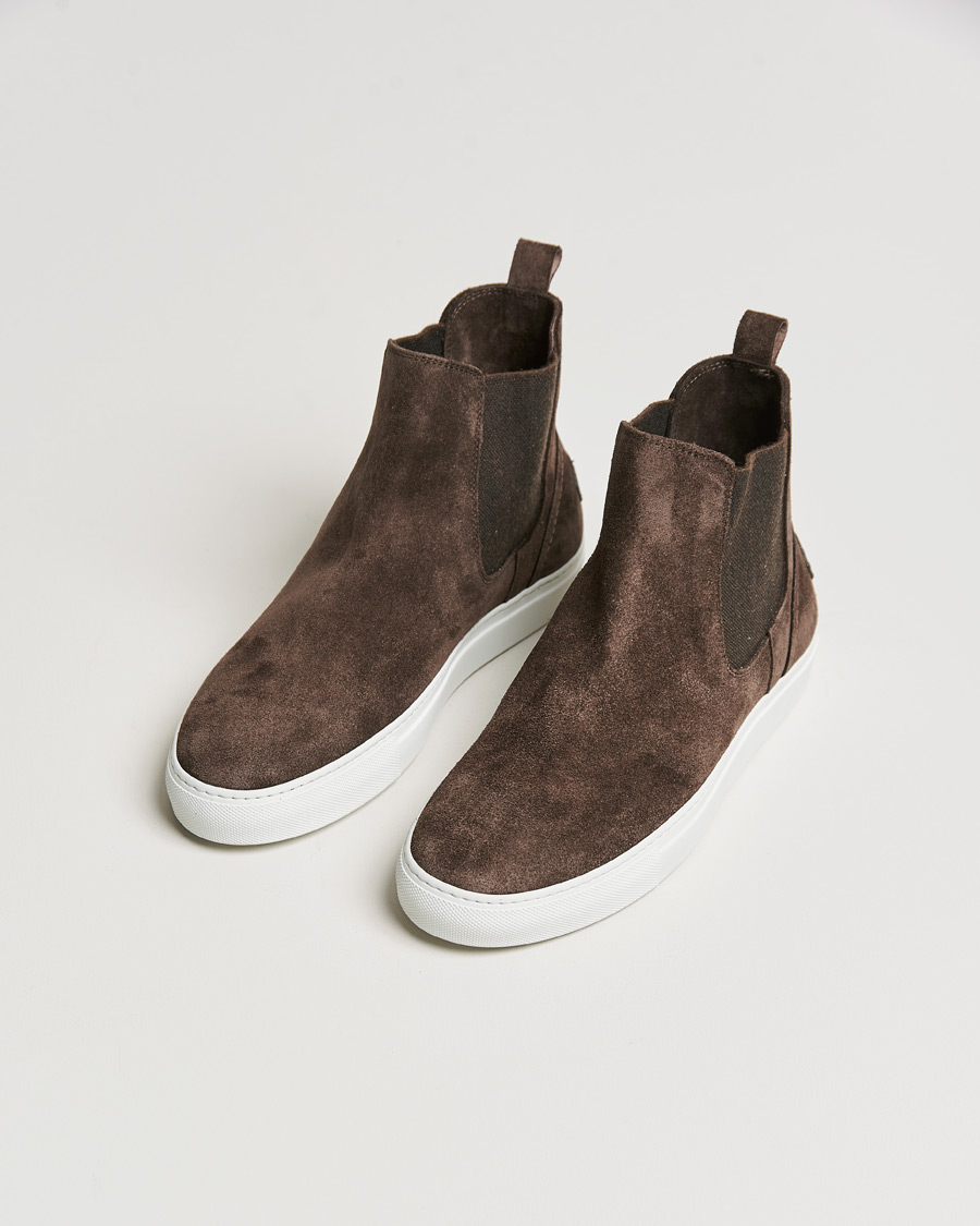 Herren | Brioni Classic Sneakers Dark Brown Suede | Brioni | Classic Sneakers Dark Brown Suede