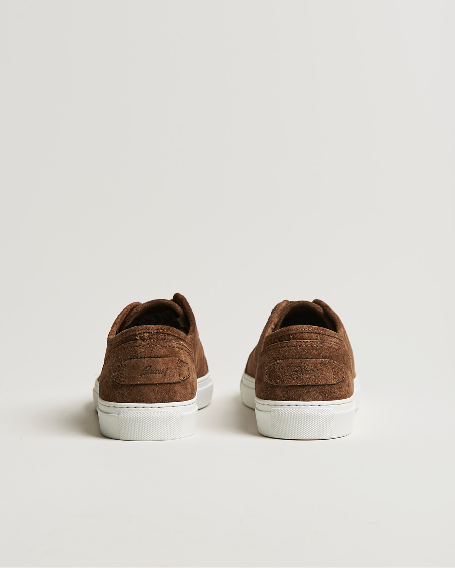 Herren | Brioni Casetta Suede Sneakers Brown | Brioni | Casetta Suede Sneakers Brown