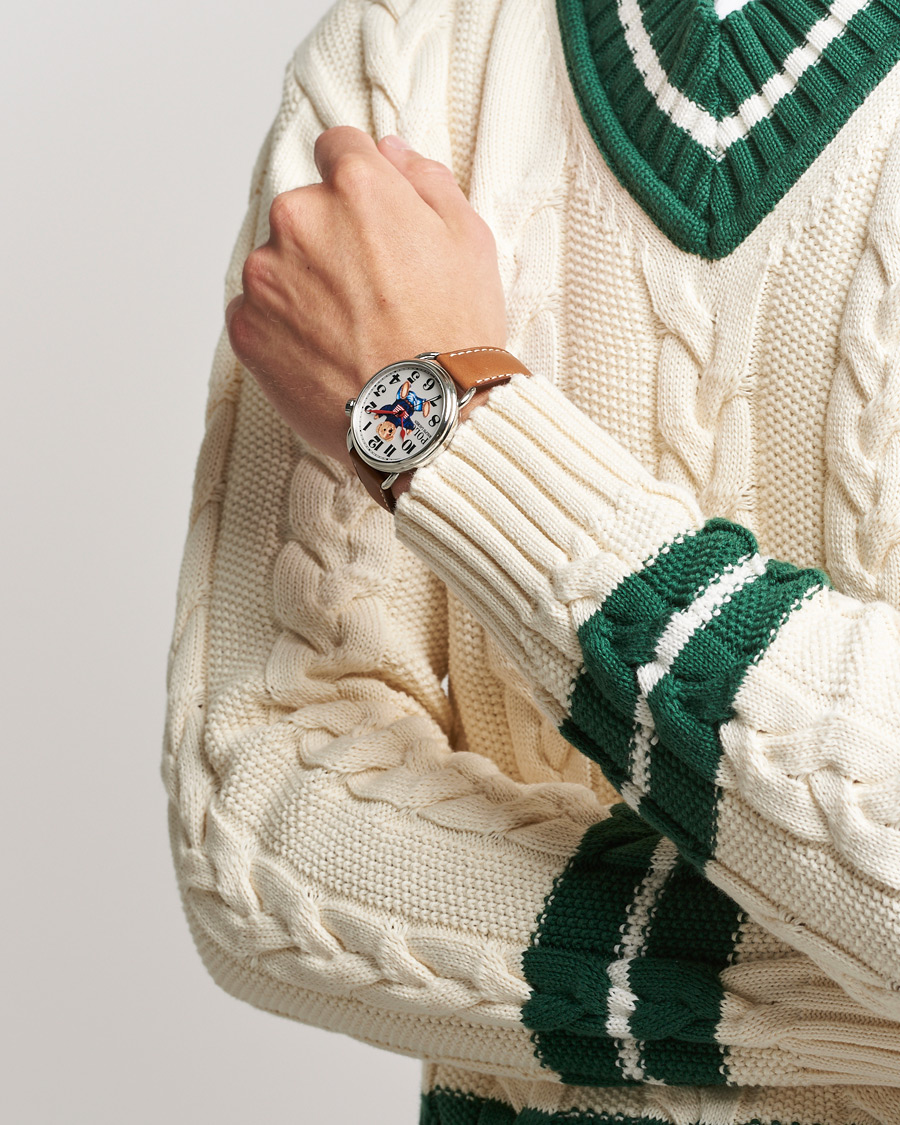Herren | Polo Ralph Lauren 42mm Automatic Flag Bear White Dial | Polo Ralph Lauren | 42mm Automatic Flag Bear White Dial