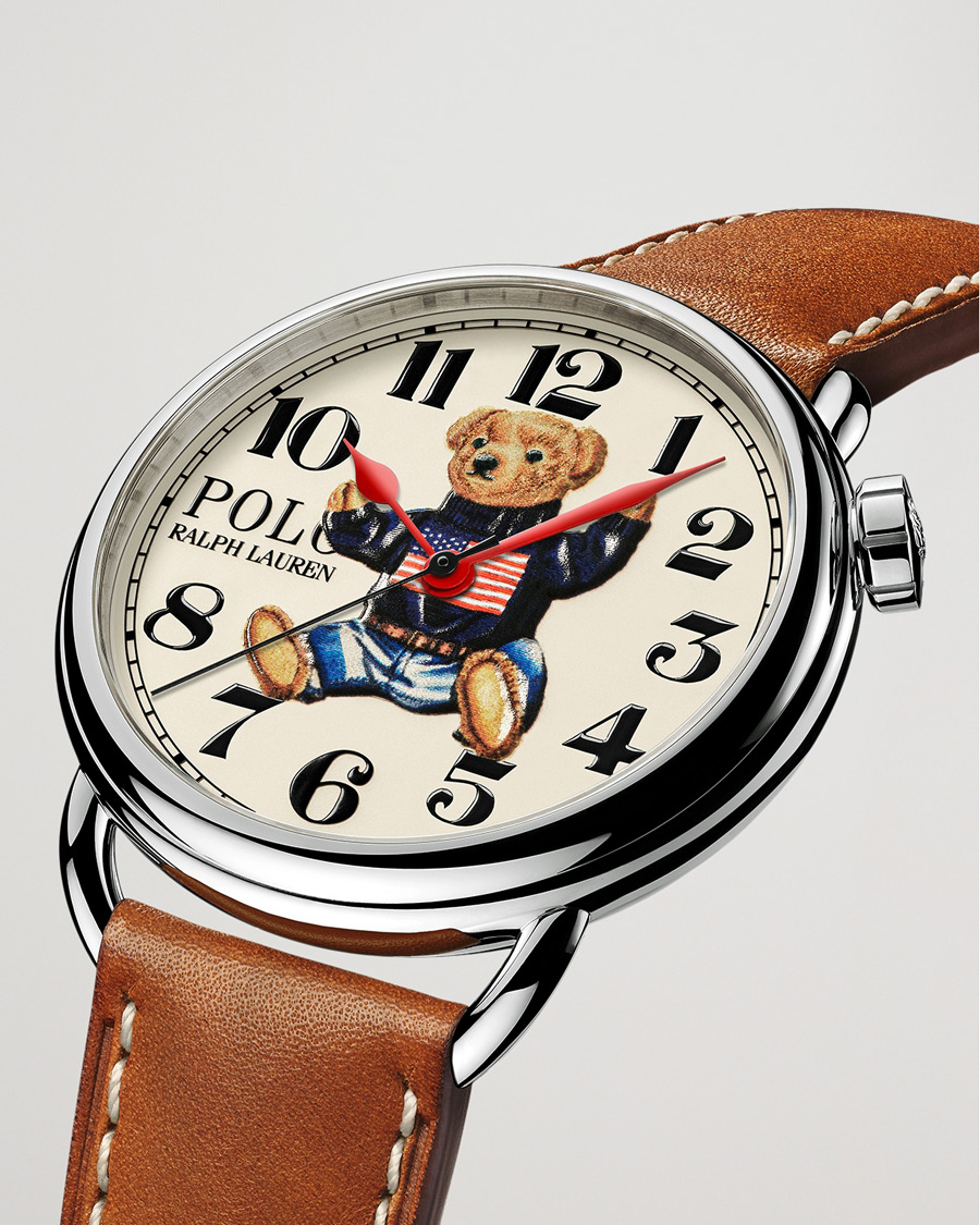 Herren | Polo Ralph Lauren 42mm Automatic Flag Bear White Dial | Polo Ralph Lauren | 42mm Automatic Flag Bear White Dial