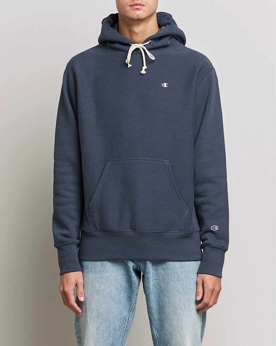 Herren | Pullover | Champion | Reverse Weave Soft Fleece Hood Navy