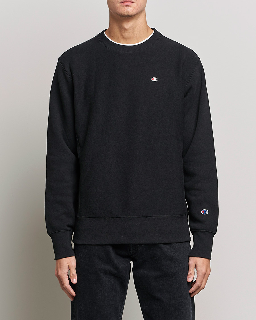 Herren | Pullover | Champion | Reverse Weave Soft Fleece Sweatshirt Black