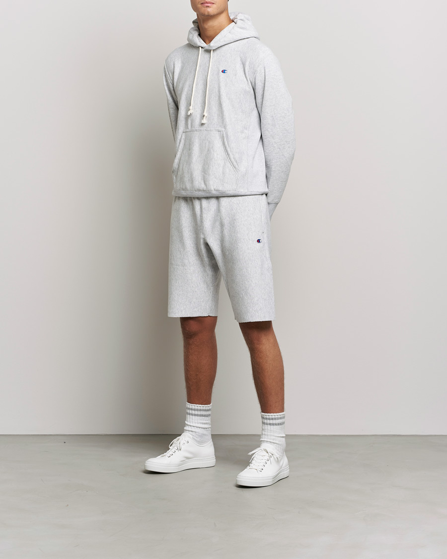 Herren | Shorts | Champion | Reverse Weave Soft Fleece Sweatshorts Grey Melange