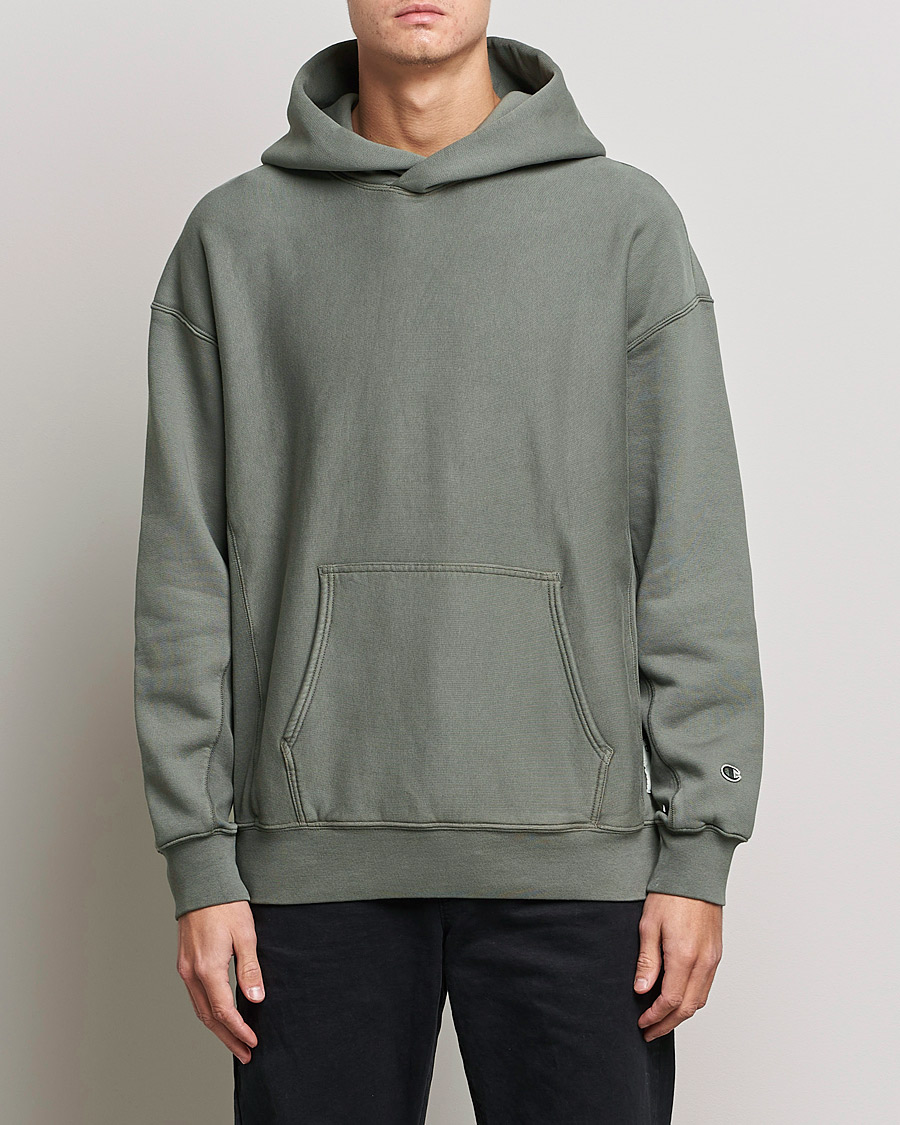 Herren | Pullover | Champion | Heritage Garment Dyed Hood Dark Grey