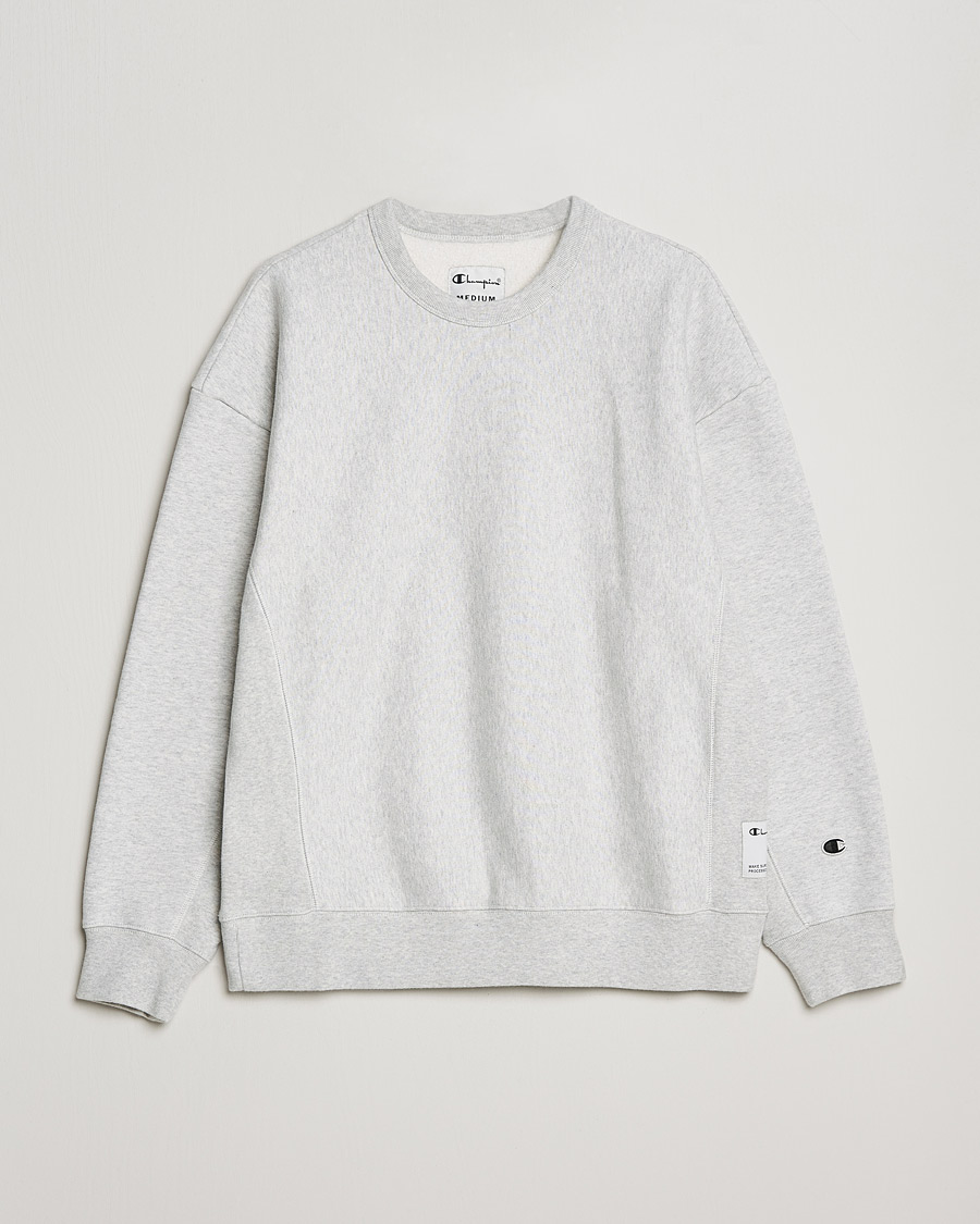 Herren | Pullover | Champion | Heritage Garment Dyed Sweatshirt Grey Melange