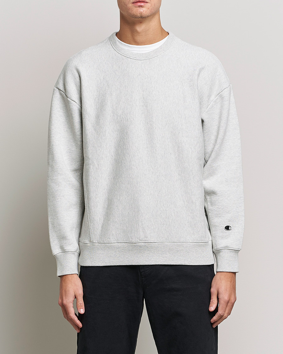 Herren | Pullover | Champion | Heritage Garment Dyed Sweatshirt Grey Melange