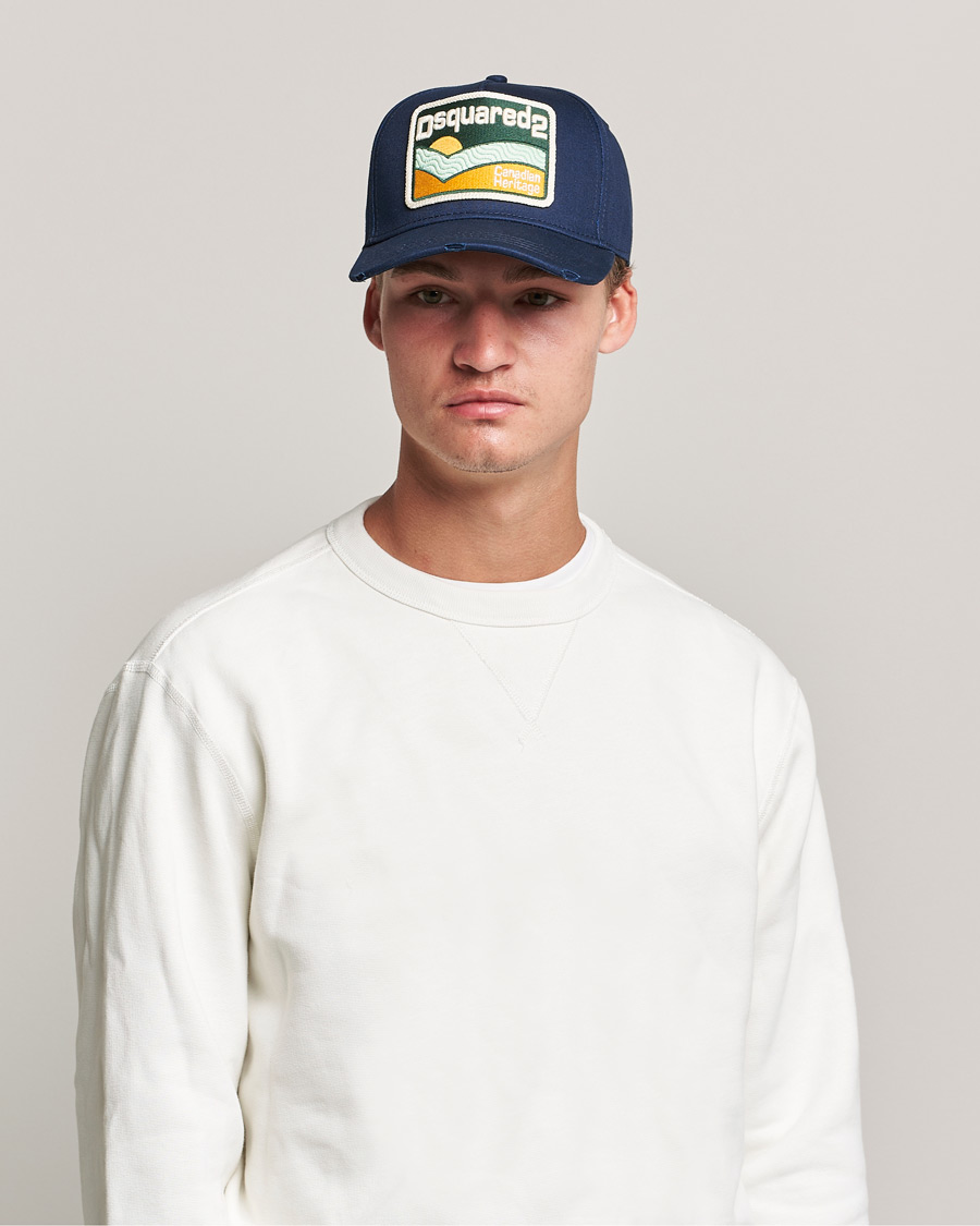 Herren | Dsquared2 Canadian Heritage Baseball Cap Navy | Dsquared2 | Canadian Heritage Baseball Cap Navy