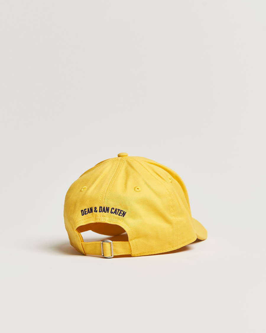 Herren | Dsquared2 Logo Baseball Cap Yellow | Dsquared2 | Logo Baseball Cap Yellow