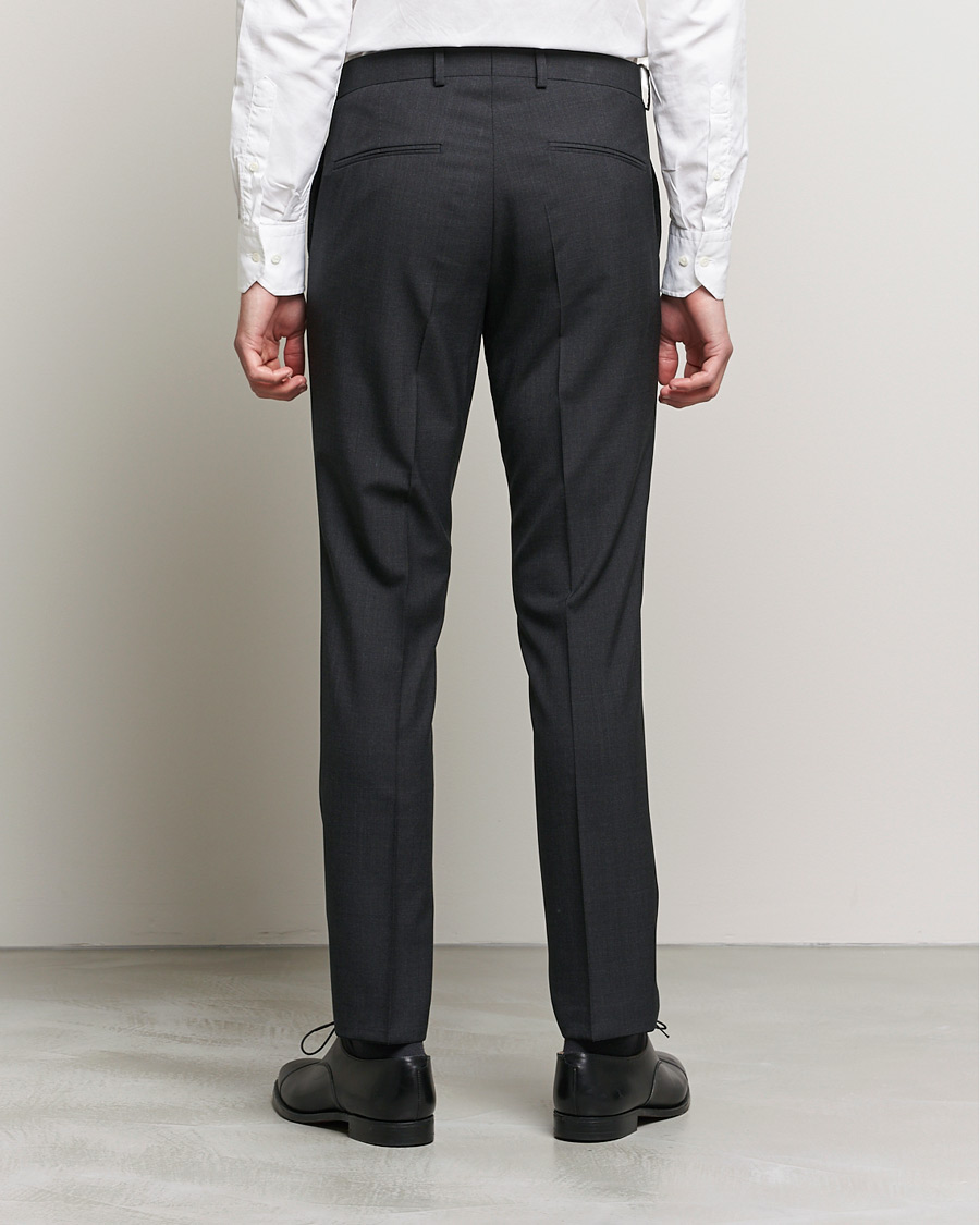 Herren | Hosen | Oscar Jacobson | Denz Super 120's Wool Trousers Grey