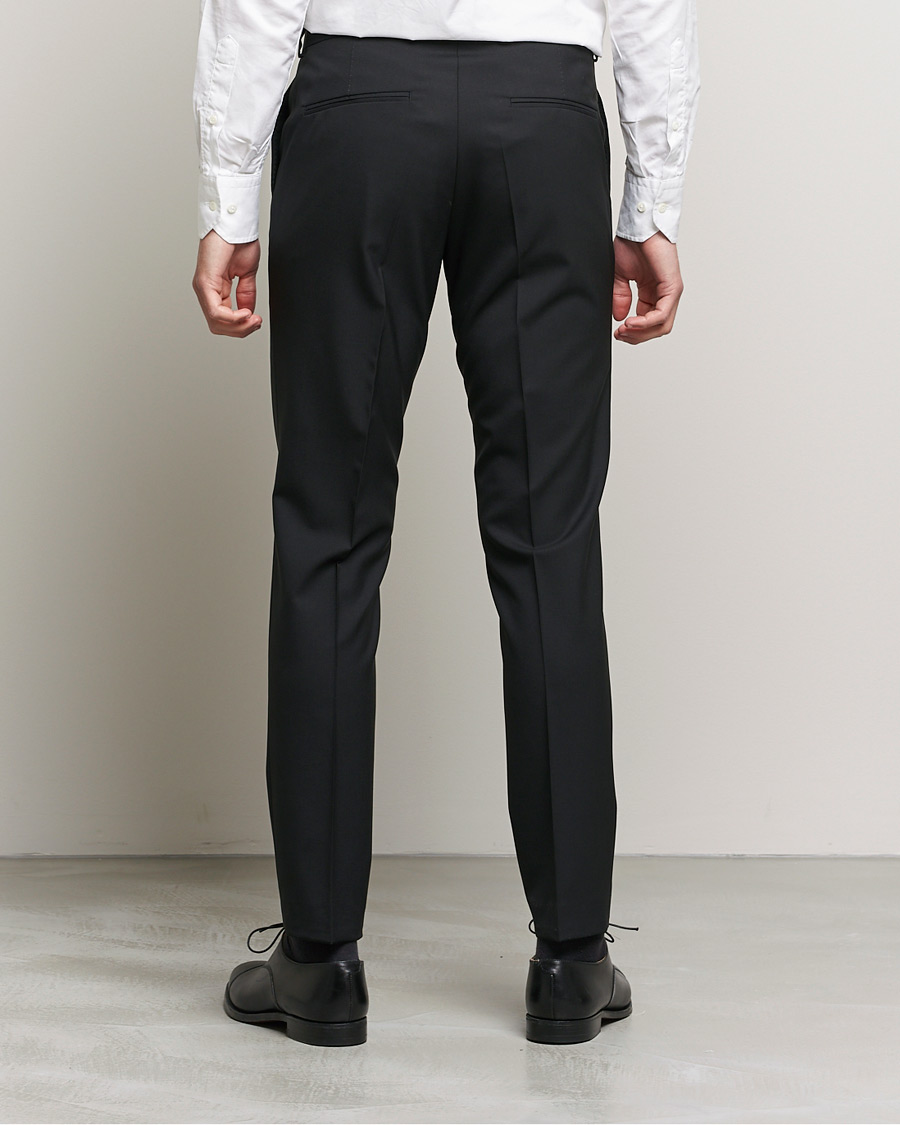 Herren | Hosen | Oscar Jacobson | Denz Super 120's Wool Trousers Black