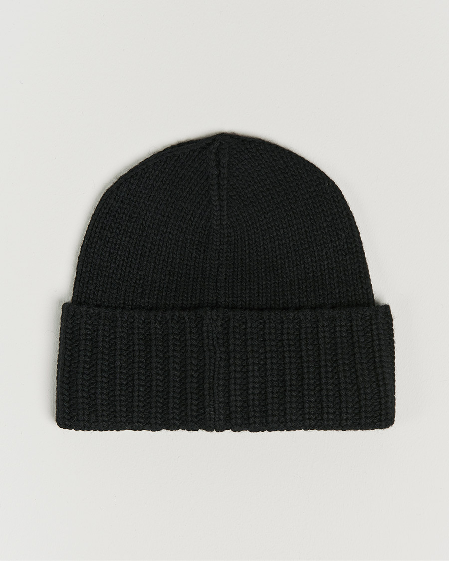 Herren | Dsquared2 Wool Patch Beanie Black | Dsquared2 | Wool Patch Beanie Black