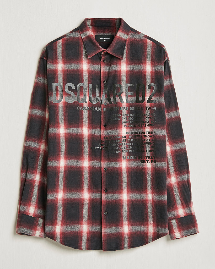 Herren | Hemden | Dsquared2 | Plaid Shirt Red/Black