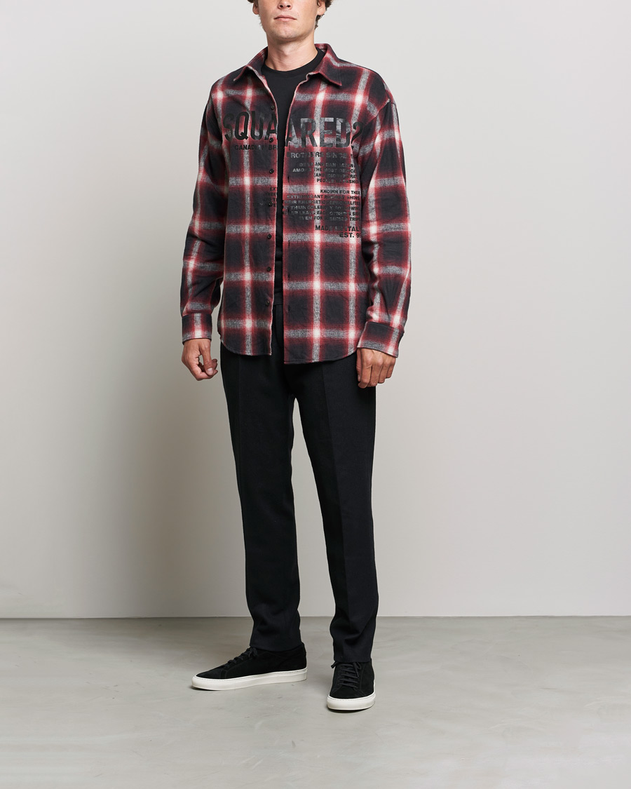 Herren | Hemden | Dsquared2 | Plaid Shirt Red/Black