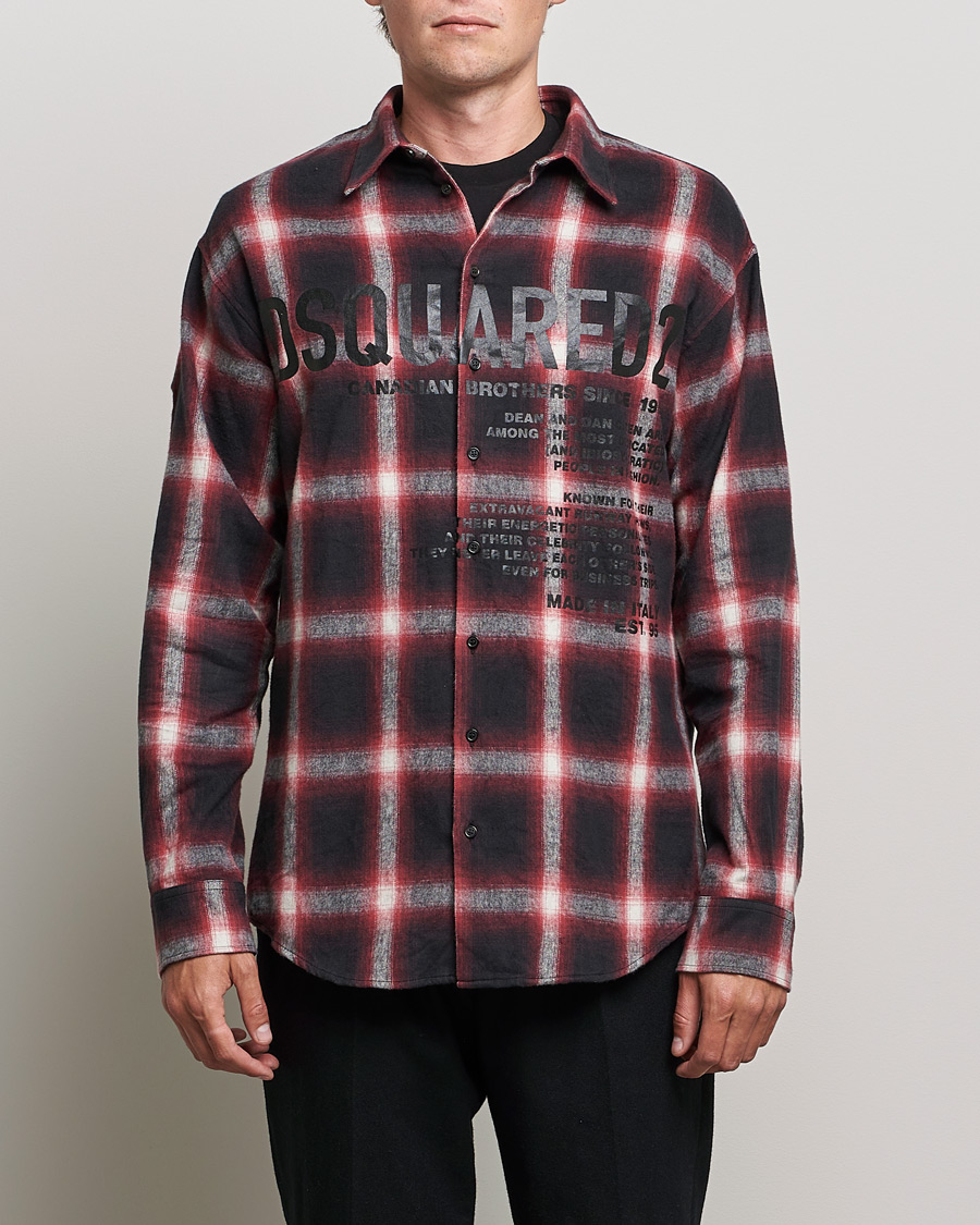 Herren | Hemden | Dsquared2 | Plaid Shirt Red/Black