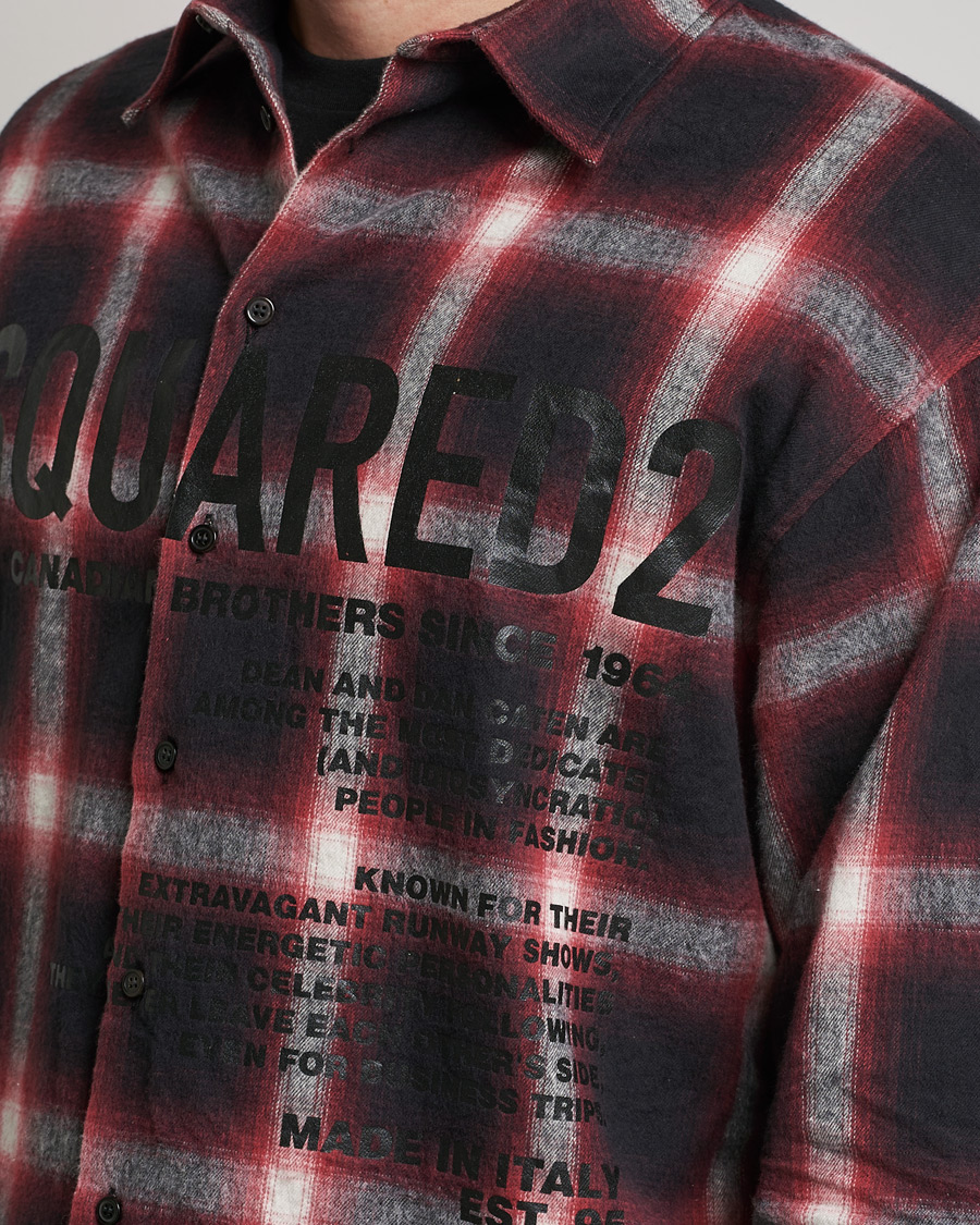 Herren | Hemden | Dsquared2 | Plaid Shirt Red/Black