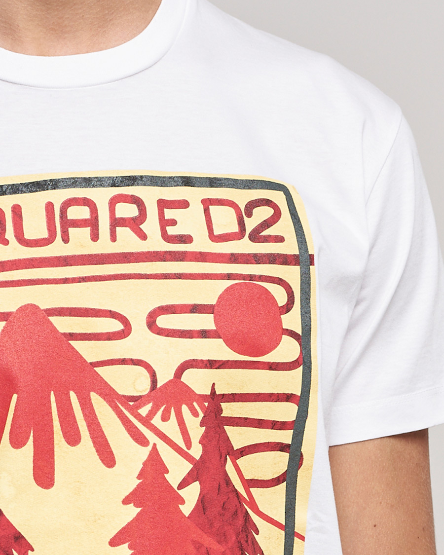 Herren | T-Shirts | Dsquared2 | Mountain Cool Tee White