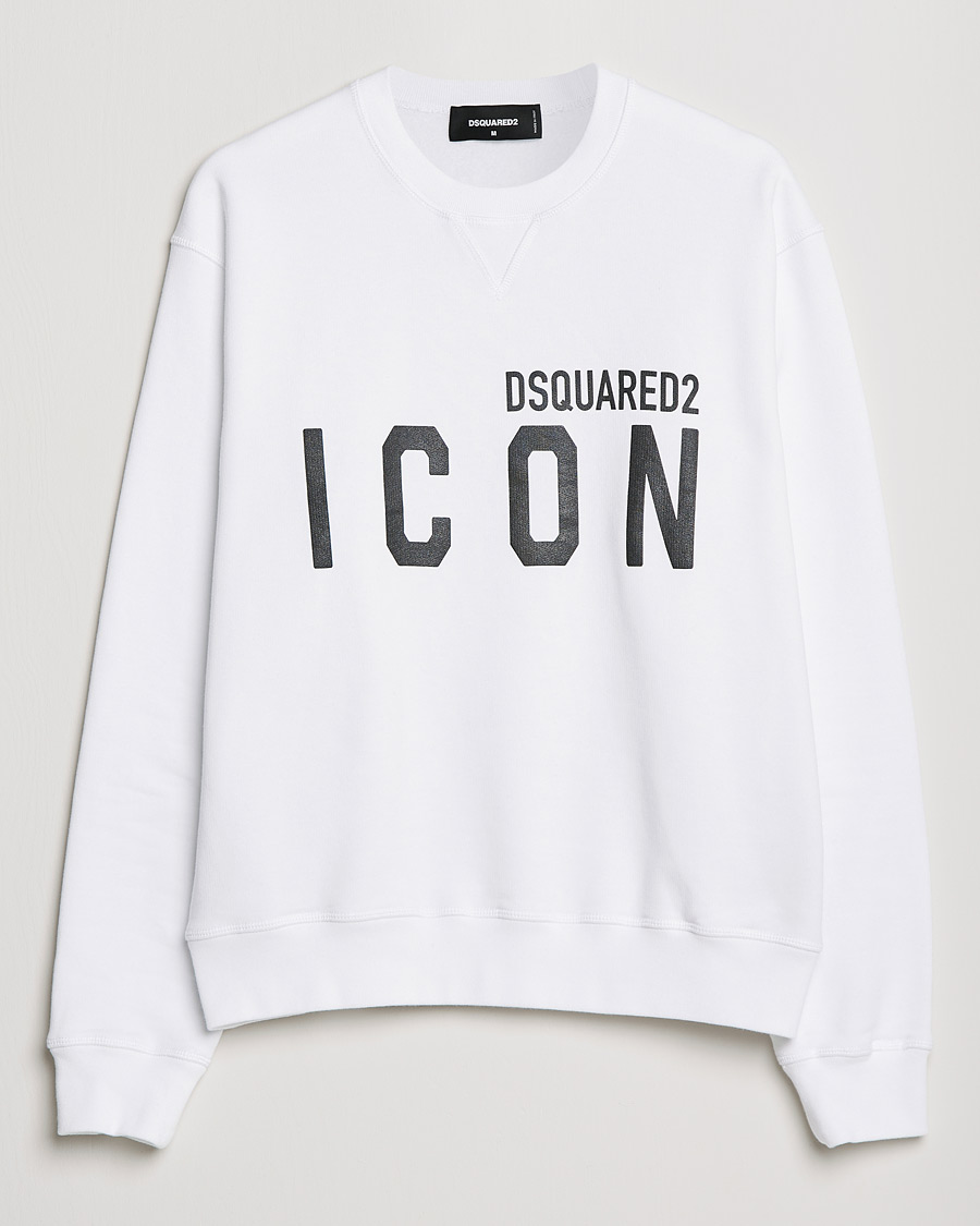 Herren | Pullover | Dsquared2 | Icon Logo Sweatshirt White