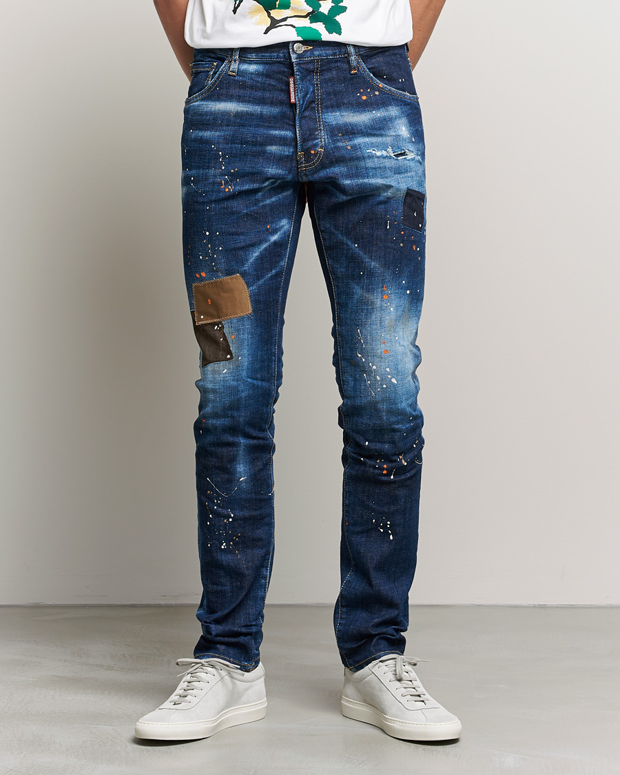 Herren | Jeans | Dsquared2 | Cool Guy Patch Jeans Blue Wash