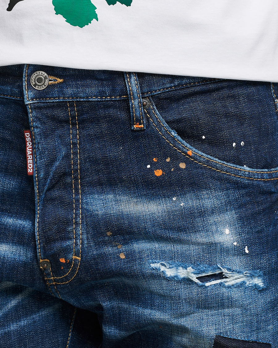 Herren | Jeans | Dsquared2 | Cool Guy Patch Jeans Blue Wash