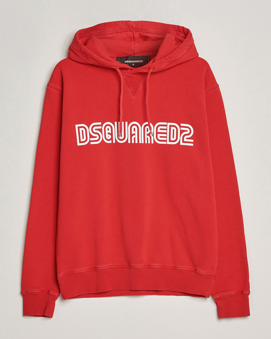Herren | Pullover | Dsquared2 | Outline Cool Hoodie Oriental Red