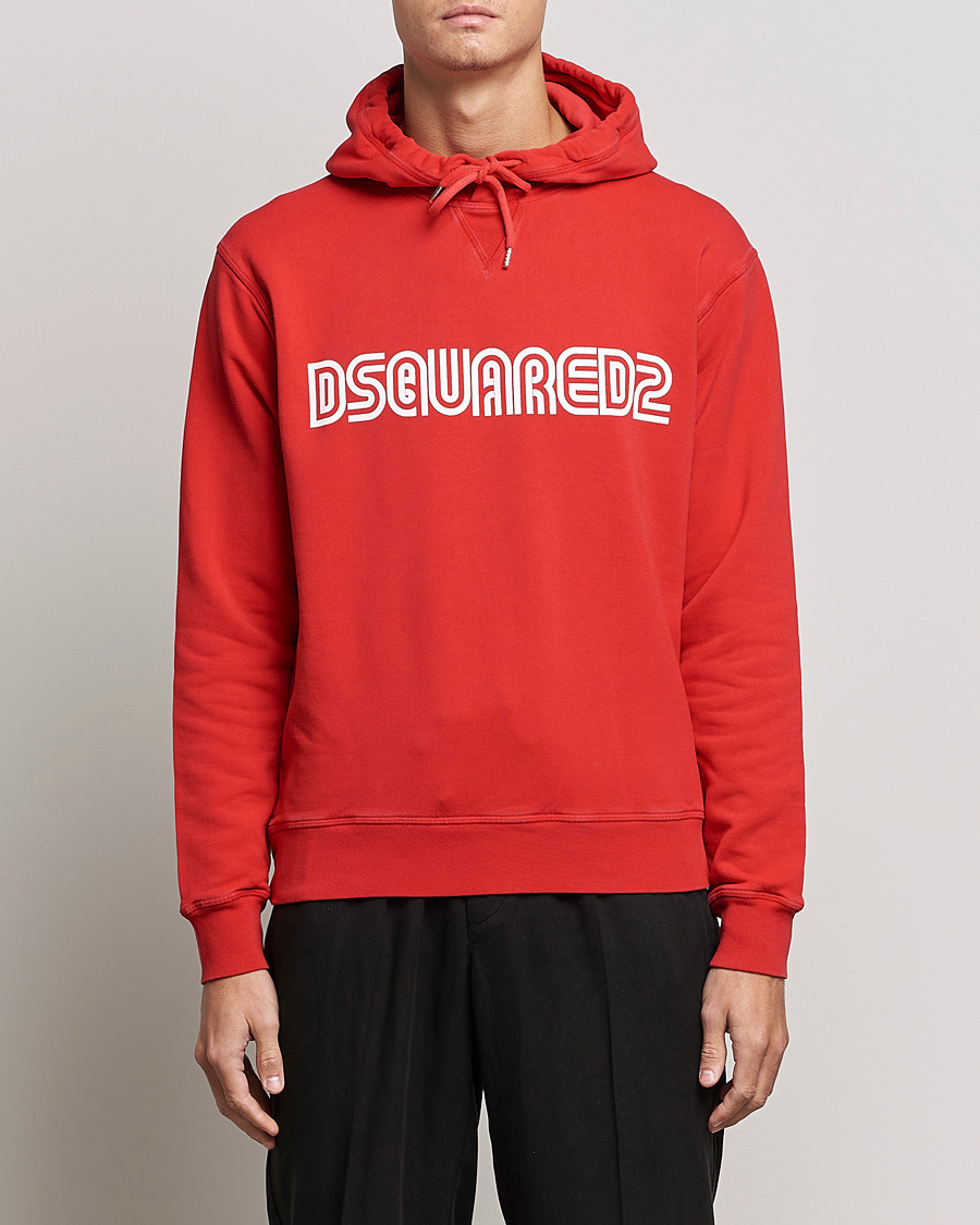Herren | Pullover | Dsquared2 | Outline Cool Hoodie Oriental Red