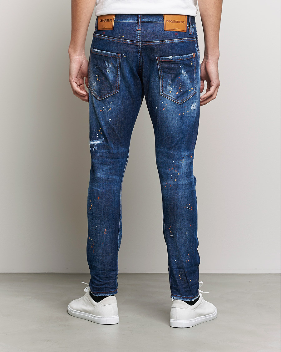 Herren | Jeans | Dsquared2 | Sexy Twist Jeans Deep Blue Wash