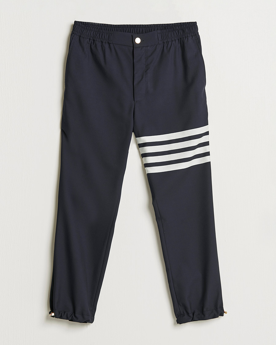 Herren | Hosen | Thom Browne | 4 Bar Wool Track Trousers Navy
