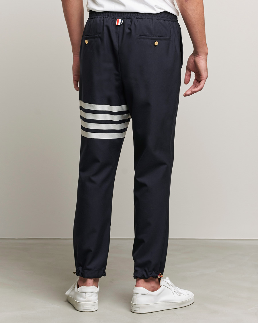 Herren | Hosen | Thom Browne | 4 Bar Wool Track Trousers Navy