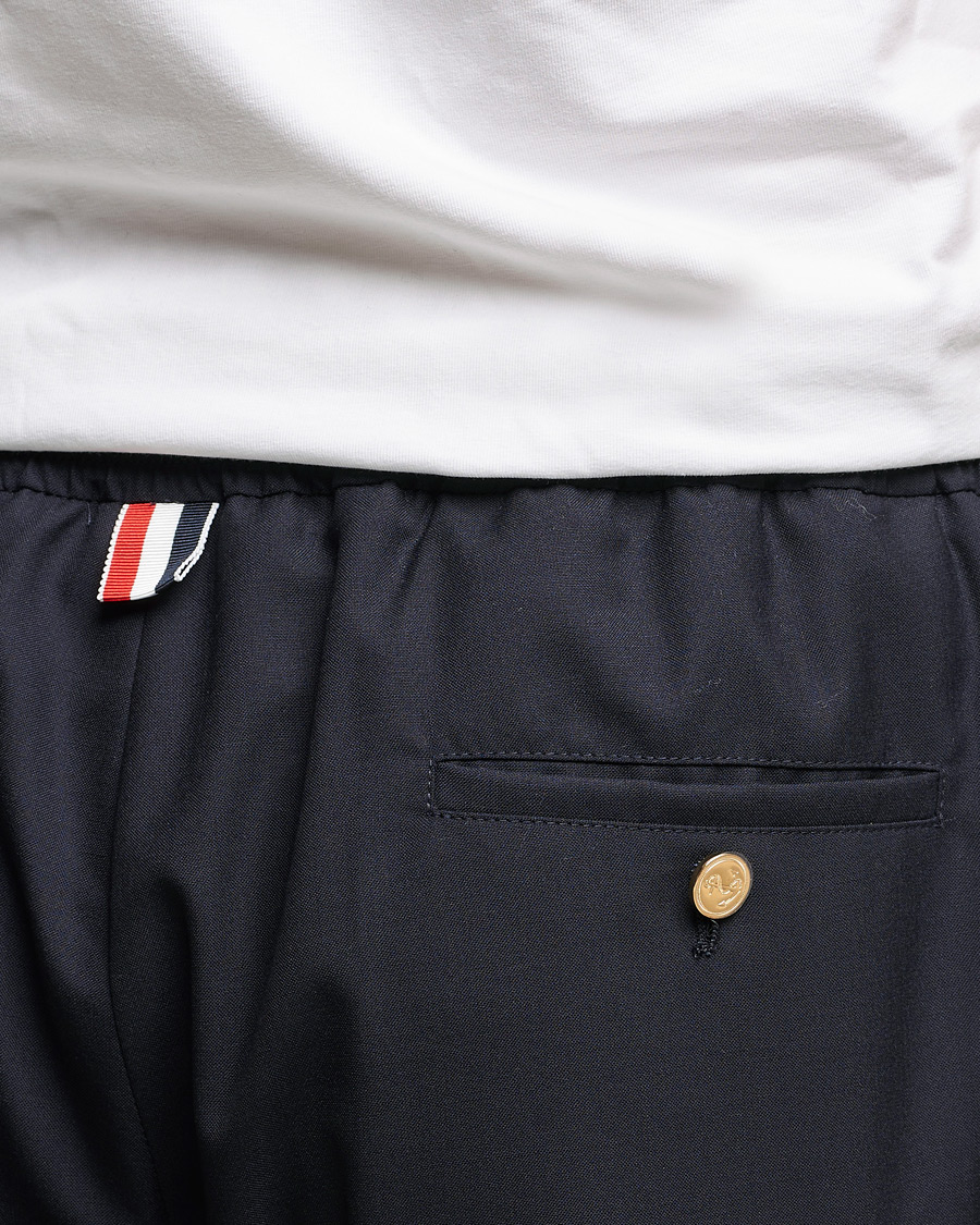 Herren | Hosen | Thom Browne | 4 Bar Wool Track Trousers Navy