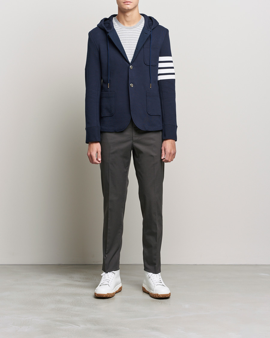 Herren | Sakkos | Thom Browne | Hooded Sport Coat Navy