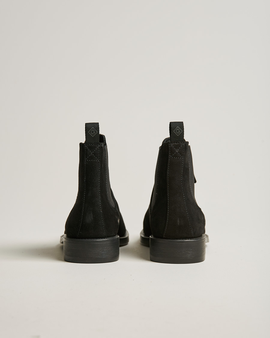 Herren | GANT Brockwill Suede Chelsea Boot Black | GANT | Brockwill Suede Chelsea Boot Black