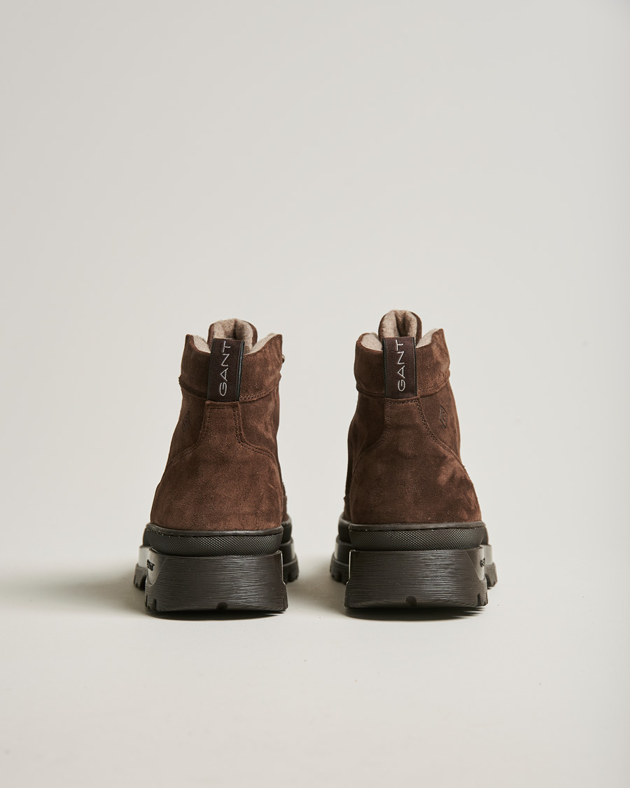 Herren | GANT St Grip Mid Lace Boot Dark Brown | GANT | St Grip Mid Lace Boot Dark Brown