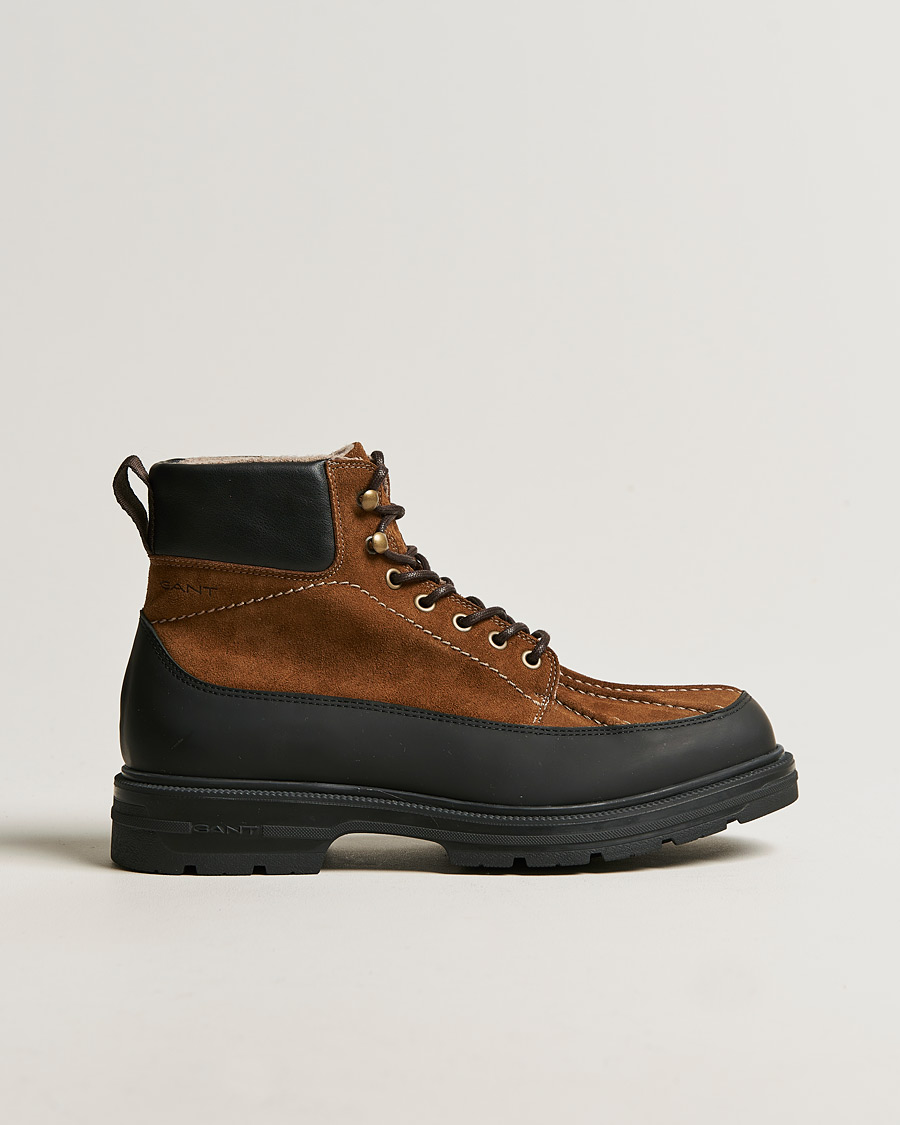 Herren | GANT Gretty Waterproof Mid Lace Boot Tobacco Brown | GANT | Gretty Waterproof Mid Lace Boot Tobacco Brown