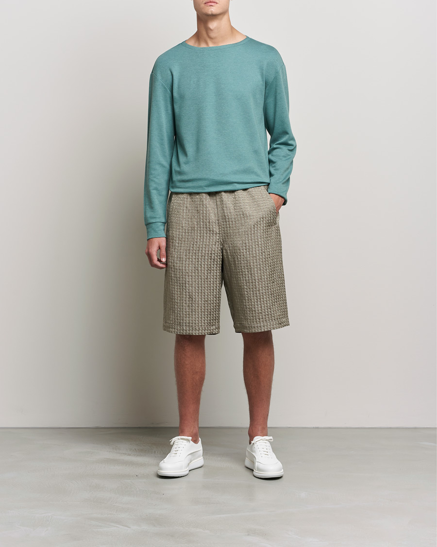 Herren | Pullover | Giorgio Armani | Cashmere/Silk Blend Pullover Acquamarina