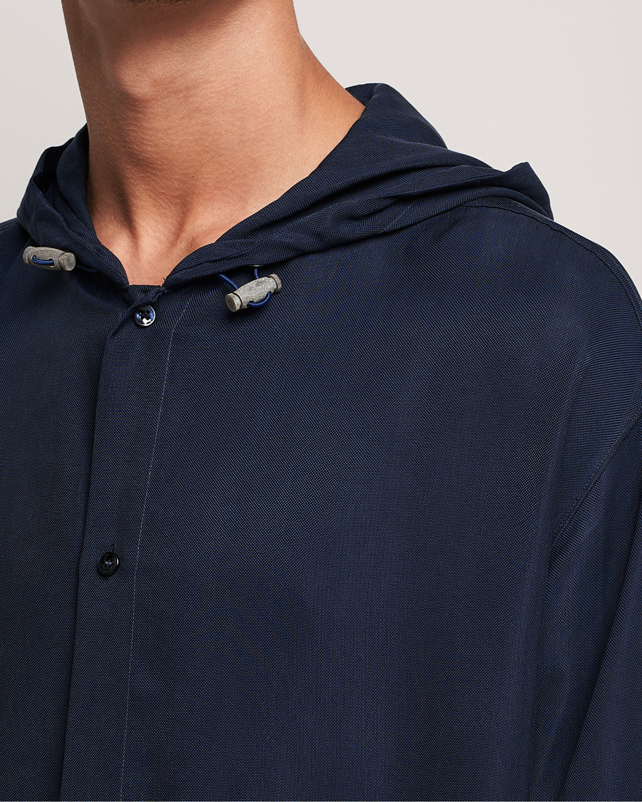 Herren | Jacken | Giorgio Armani | Hooded Lightweight Jacket Night Sky