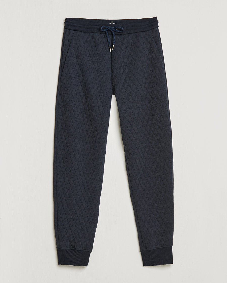 Herren | Hosen | Giorgio Armani | Diamond Quilted Joggers Navy