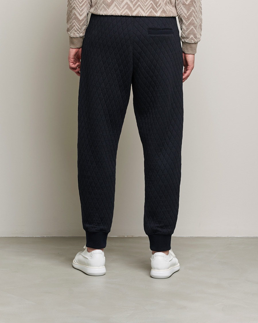 Herren | Hosen | Giorgio Armani | Diamond Quilted Joggers Navy