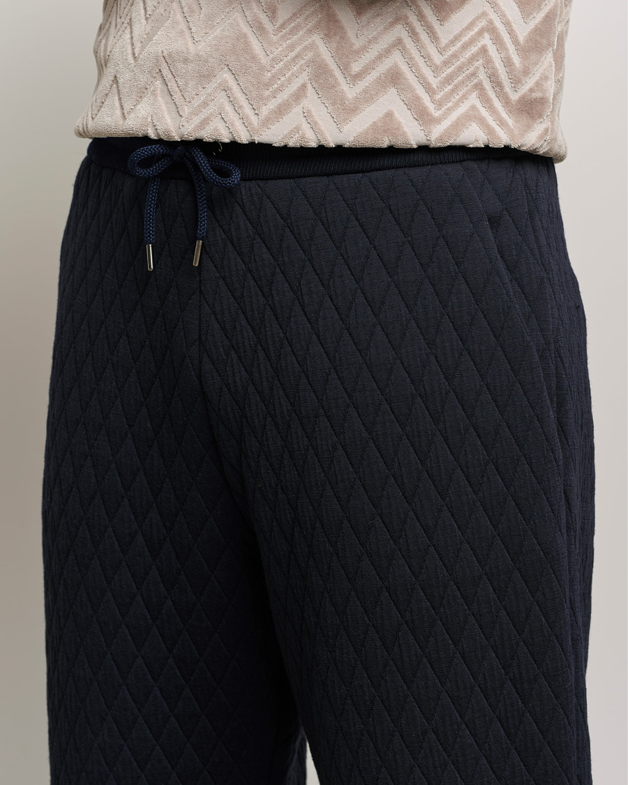 Herren | Hosen | Giorgio Armani | Diamond Quilted Joggers Navy