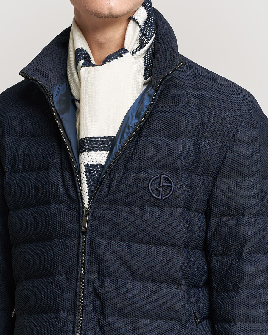 Herren | Giorgio Armani Cashmere/Silk Scarf White | Giorgio Armani | Cashmere/Silk Scarf White