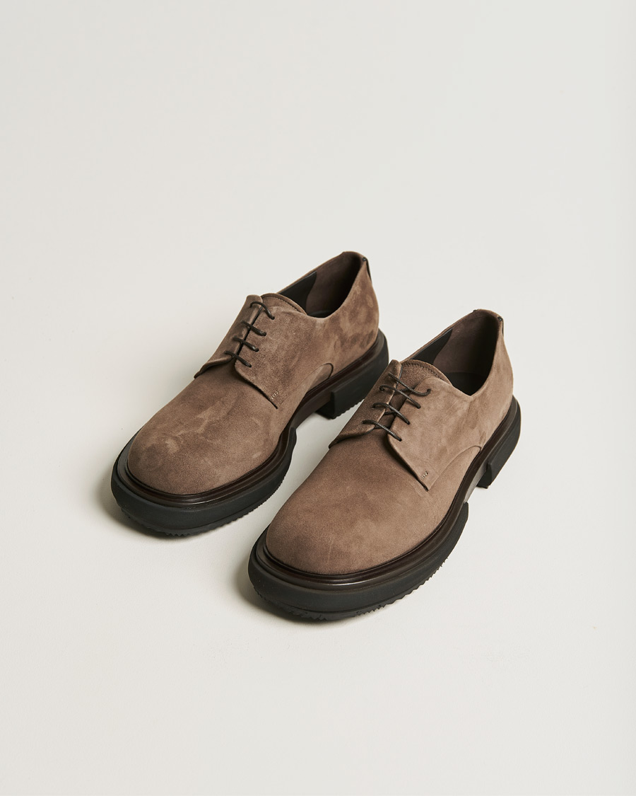 Herren | Giorgio Armani Plain Derbies Sand Suede | Giorgio Armani | Plain Derbies Sand Suede