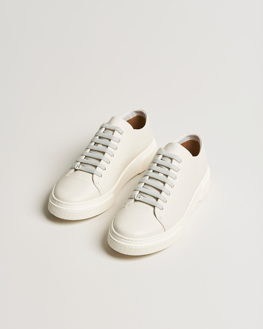 Herren | Giorgio Armani Plain Sneakers Off White | Giorgio Armani | Plain Sneakers Off White