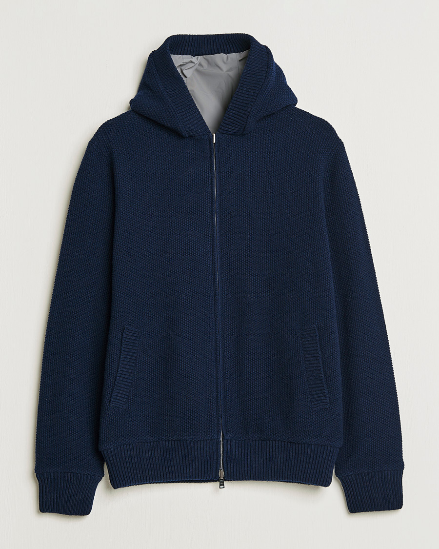 Herren | Jacken | Herno | Reversible Wool Bomber Jacket Navy